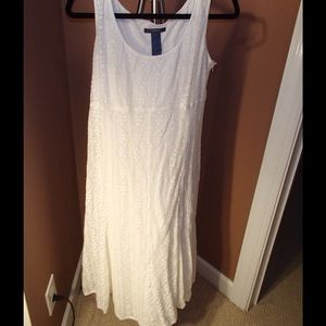 Liz Claiborne White  Dress