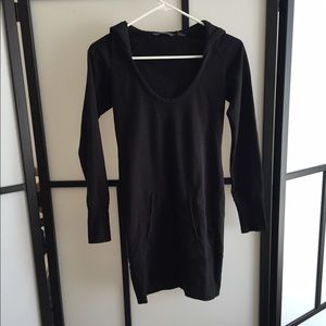 Armani exchange black hooded sweater