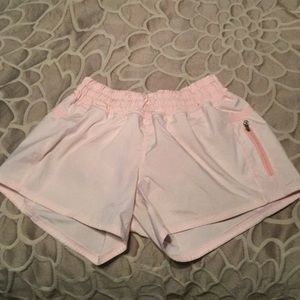 Lululemon pink size 6 excellent condition shorts.