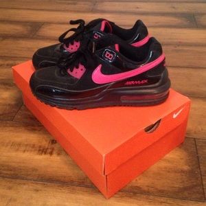 Womens' Pink/Black Nike Air Max