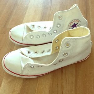 Converse "Chucks" Thin sole/ all white