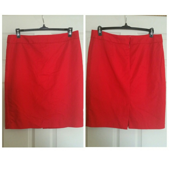 Red Pencil Skirt