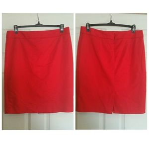 Red Pencil Skirt