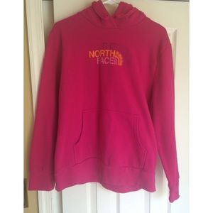 Never been worn North Face, hot pink, sweatshirt.