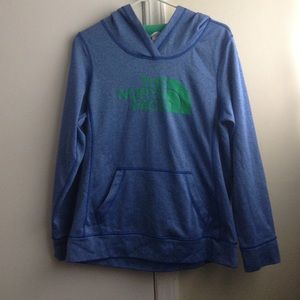 The North Face- blue and green hoodie💚💙