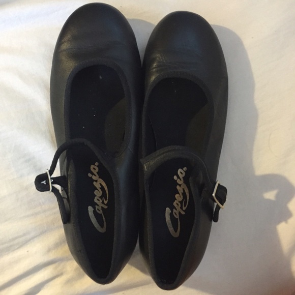 Black tap shoes