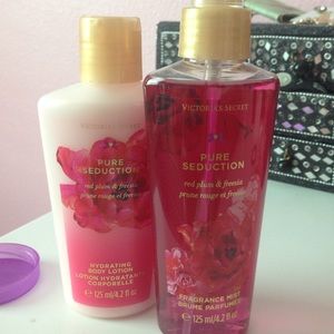 Pure seduction spray and lotion