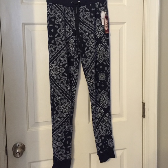 Bandana print joggers