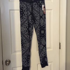 Bandana print joggers