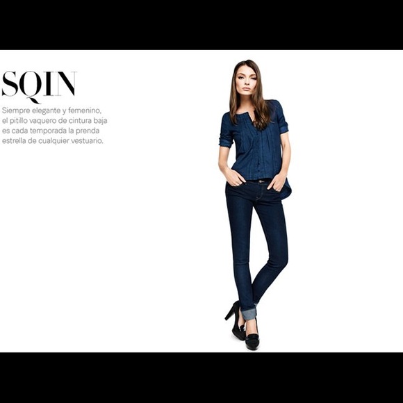 H&M- Skinny jeans- dark wash