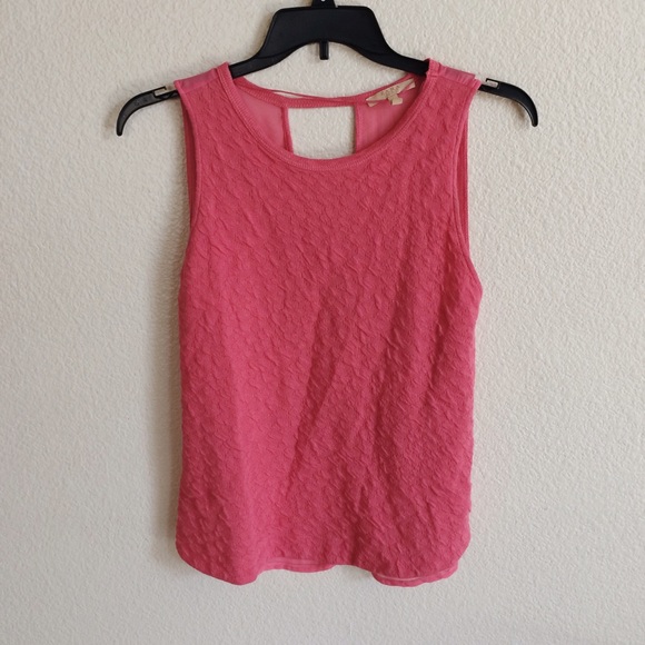 Zara Combined Fabric T-Shirt - Light Red - Picture 2 of 4