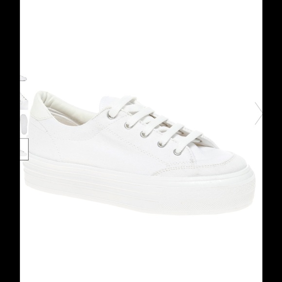 ASOS White DINO Flatform Sneakers