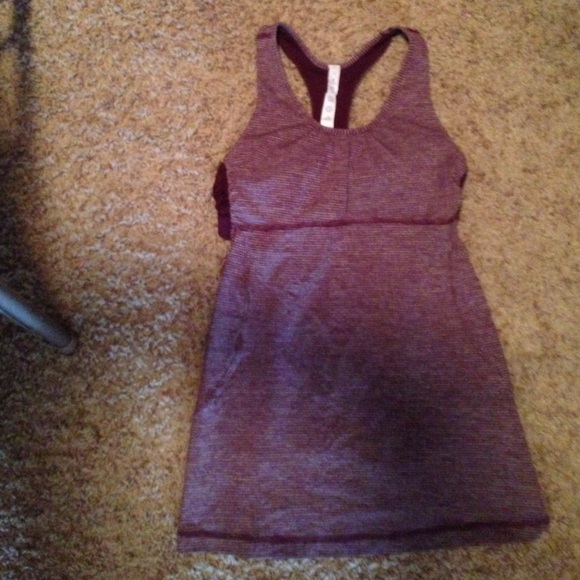 Lululemon turbo tank striped Bordeaux - Picture 3 of 5