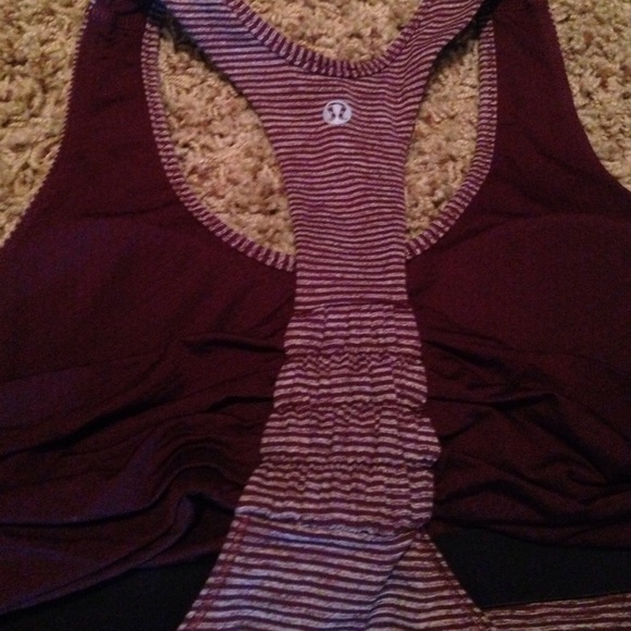 Lululemon turbo tank striped Bordeaux - Picture 5 of 5