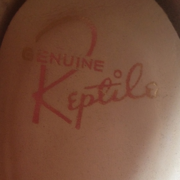 Vintage genuine.reptile shoes - Picture 3 of 4