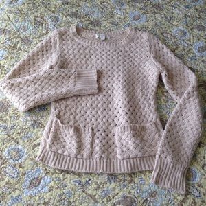 Chunky knit Olive & Oak cream sweater