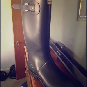 Hunter Original Rain Boot- Wide Calf Black