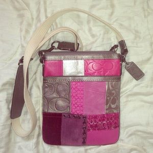 Coach Holiday Patchwork Crossbody Purse