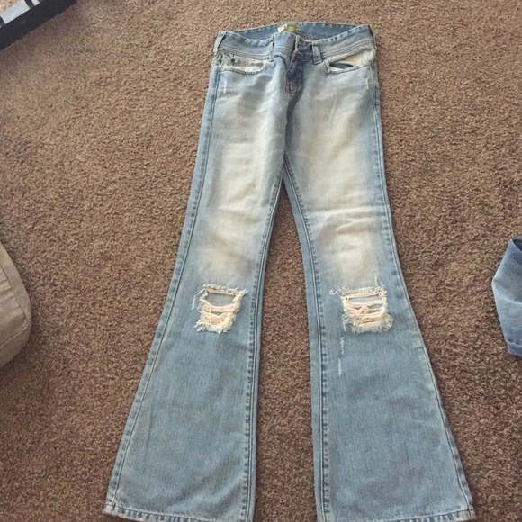 Hollister size 5 flair jeans