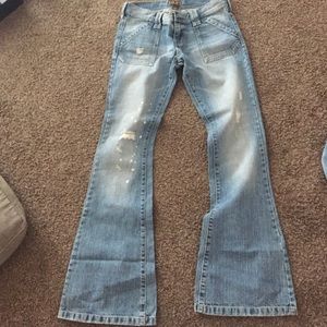 Hollister size 5 jeans with flair
