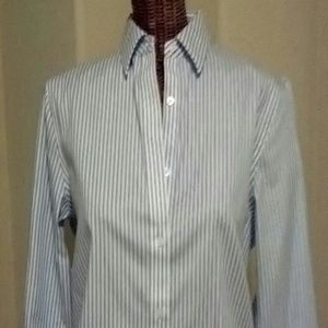 Jones New York no pocket easy care shirt