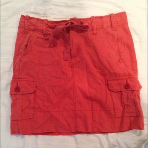 EUC Anthropologie burnt orange skirt size 6