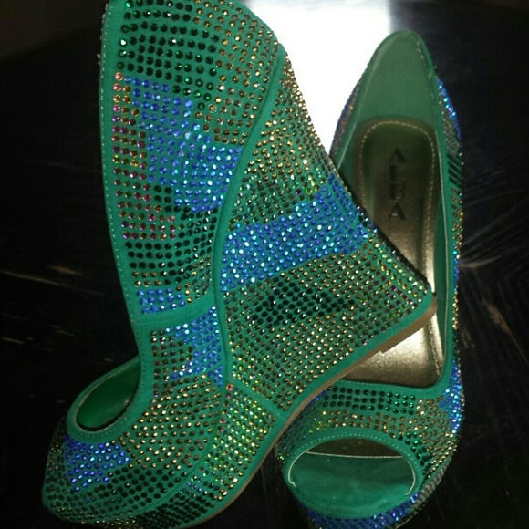 Wedge heels open toe