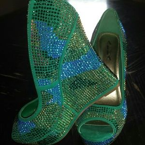 Wedge heels open toe