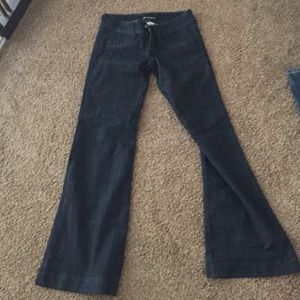Zcavaricci dark wide leg jeans size 5