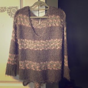 Free People striped Sweater size xs