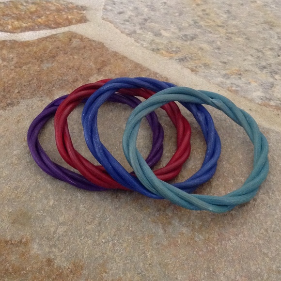 Twisted Wood Bangles