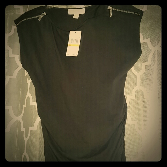 Michael Kors blouse in charcoal grey