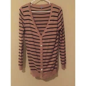 Striped Charlotte Russe cardigan