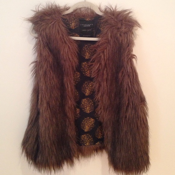 SANCTUARY FAUX FUR VEST