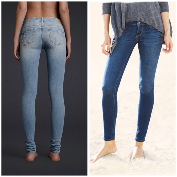 ❤️❤️SOLD❤️❤️ Hollister Jean BUNDLE - Skinny - Picture 1 of 4