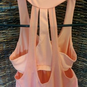 Yoga top with built in bra