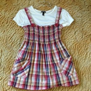 2 piece smocked babydoll top