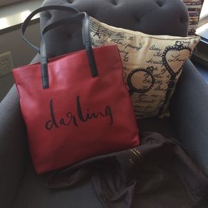 Red kate spade tote w/ original dust bag.