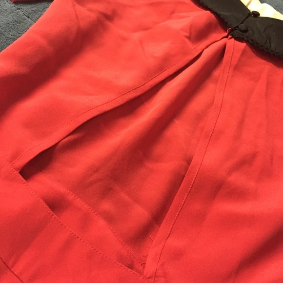 NWOT ASOS Red Romper with Open Back - Picture 3 of 4