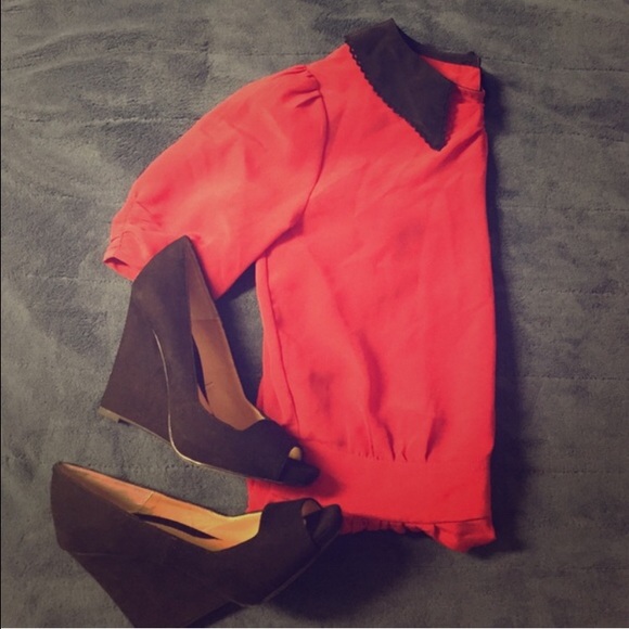 NWOT ASOS Red Romper with Open Back - Picture 4 of 4