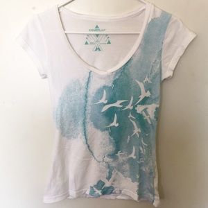 Light blue/white shirt