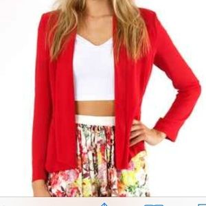 Tobi Blazer in red