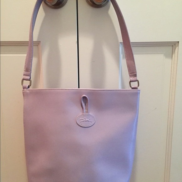 Authentic Longchamp bucket bag in lilac