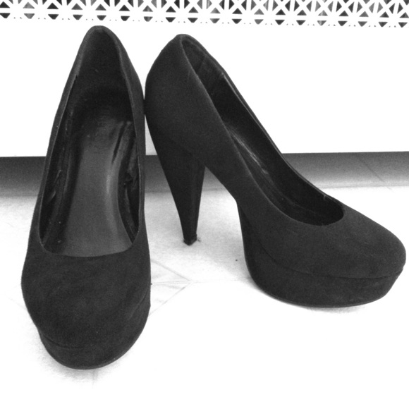 Black Suede Heels