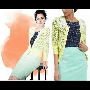Chartreuse Cardi by Yellow Bird