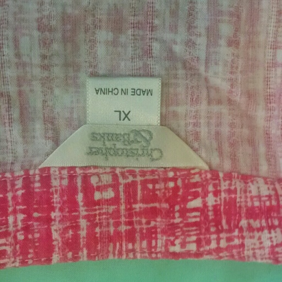 Sleeveless pink button up Summer top - Picture 4 of 4