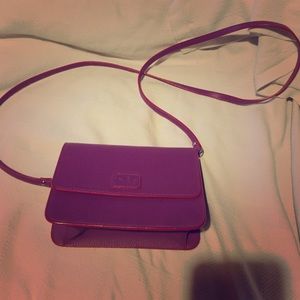 Purple in red royal purse