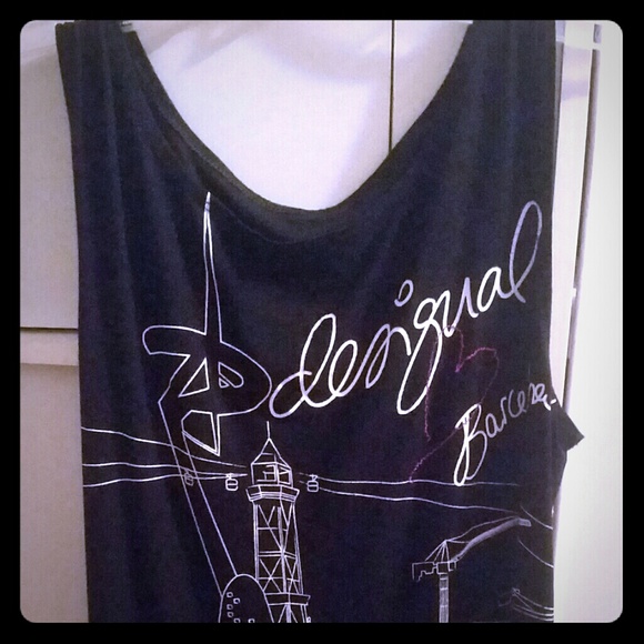 Desigual Barcelona Long Sleeveless Top