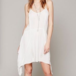 Free People- White Embellished Medallion Slip
