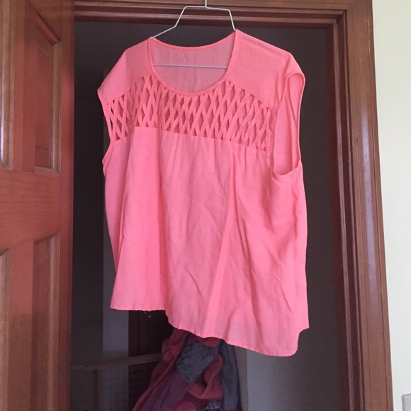 Bright pink top